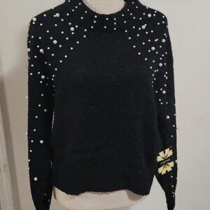 NWT ▫️ Cliche ▫️ black Pearl Sweater